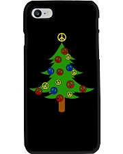PEACE SIGN Christmas Tree Phone Case tile