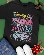 February girl blessed by god Classic T-Shirt apparel-classic-tshirt-lifestyle-back-69