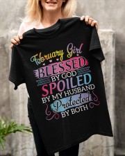 February girl blessed by god Classic T-Shirt apparel-classic-tshirt-lifestyle-front-117