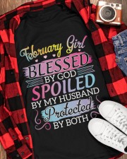 February girl blessed by god Classic T-Shirt apparel-classic-tshirt-lifestyle-front-163