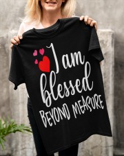 Christian I am blessed beyond measure Classic T-Shirt apparel-classic-tshirt-lifestyle-front-117