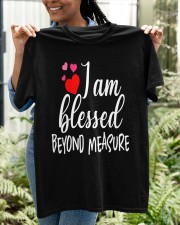 Christian I am blessed beyond measure Classic T-Shirt apparel-classic-tshirt-lifestyle-front-130