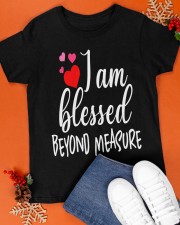 Christian I am blessed beyond measure Classic T-Shirt apparel-classic-tshirt-lifestyle-front-83