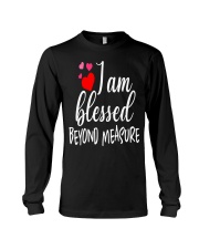 Christian I am blessed beyond measure Long Sleeve Tee tile