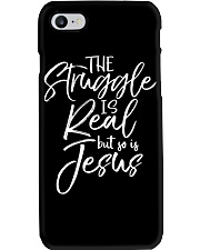 The Struggle is Real but So is Jesus Phone Case tile
