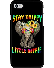Stay trippy little hippie elephant tie dye Phone Case tile