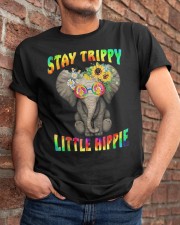 Stay trippy little hippie elephant tie dye Classic T-Shirt apparel-classic-tshirt-lifestyle-26