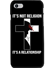 Christian It's Not A Religion God Phone Case tile