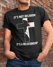 Christian It's Not A Religion God Classic T-Shirt apparel-classic-tshirt-lifestyle-26
