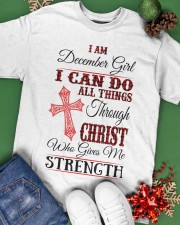 December girl christ strength Classic T-Shirt apparel-classic-tshirt-lifestyle-back-69