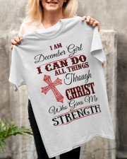 December girl christ strength Classic T-Shirt apparel-classic-tshirt-lifestyle-front-117