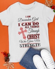 December girl christ strength Classic T-Shirt apparel-classic-tshirt-lifestyle-front-83