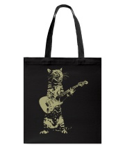 Cat Playing Acoustic Guitar Cool Tote Bag tile