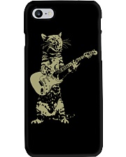 Cat Playing Acoustic Guitar Cool Phone Case tile