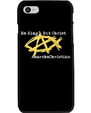 AnarchoChristian No King But Christ Phone Case tile