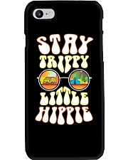 Stay Trippy Little Hippie Glass Van Car Camping Phone Case tile
