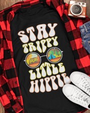 Stay Trippy Little Hippie Glass Van Car Camping Classic T-Shirt apparel-classic-tshirt-lifestyle-front-163