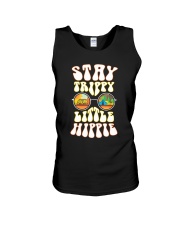 Stay Trippy Little Hippie Glass Van Car Camping Unisex Tank tile