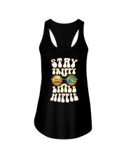 Stay Trippy Little Hippie Glass Van Car Camping Ladies Flowy Tank tile