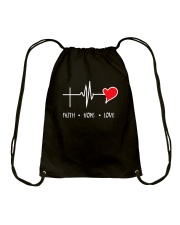 Christian Faith Hope Love Drawstring Bag tile