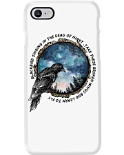 Blackbird singing in the dead Phone Case tile