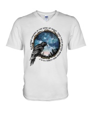 Blackbird singing in the dead V-Neck T-Shirt tile