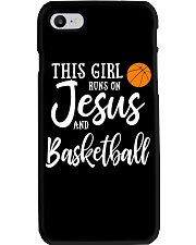 This Girl Runs On Jesus Basketball Christian Phone Case tile