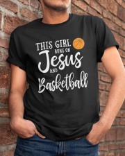 This Girl Runs On Jesus Basketball Christian Classic T-Shirt apparel-classic-tshirt-lifestyle-26