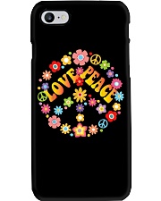 Peace Love Tie Die Hippie Phone Case tile