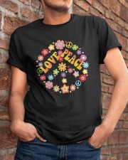 Peace Love Tie Die Hippie Classic T-Shirt apparel-classic-tshirt-lifestyle-26