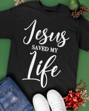 Jesus Saved My Life Classic T-Shirt apparel-classic-tshirt-lifestyle-back-69