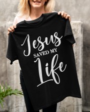 Jesus Saved My Life Classic T-Shirt apparel-classic-tshirt-lifestyle-front-117