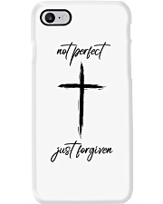 Not perfect just forgiven Christ Phone Case tile
