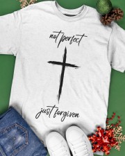 Not perfect just forgiven Christ Classic T-Shirt apparel-classic-tshirt-lifestyle-back-69