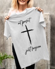 Not perfect just forgiven Christ Classic T-Shirt apparel-classic-tshirt-lifestyle-front-117