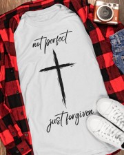 Not perfect just forgiven Christ Classic T-Shirt apparel-classic-tshirt-lifestyle-front-163