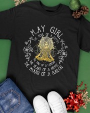May girl gypsy lioness hippie retro Classic T-Shirt apparel-classic-tshirt-lifestyle-back-69