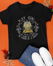 May girl gypsy lioness hippie retro Classic T-Shirt apparel-classic-tshirt-lifestyle-front-83