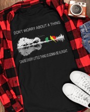 Be Alright Hippie Three Little Bird Guitar Classic T-Shirt apparel-classic-tshirt-lifestyle-front-163