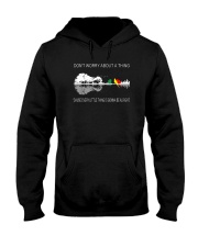 Be Alright Hippie Three Little Bird Guitar Hooded Sweatshirt tile
