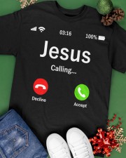 Jesus Is Calling Classic T-Shirt apparel-classic-tshirt-lifestyle-back-69
