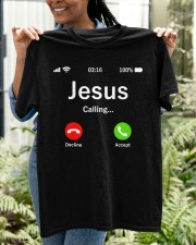 Jesus Is Calling Classic T-Shirt apparel-classic-tshirt-lifestyle-front-130