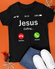 Jesus Is Calling Classic T-Shirt apparel-classic-tshirt-lifestyle-front-83