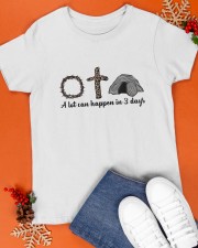 A Lot Can Happen In 3 Days Christian Classic T-Shirt apparel-classic-tshirt-lifestyle-front-83