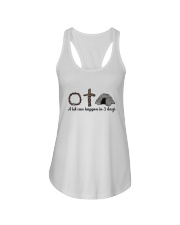 A Lot Can Happen In 3 Days Christian Ladies Flowy Tank tile