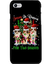 Cats Jesus Is Reason For The Season Phone Case tile