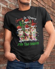 Cats Jesus Is Reason For The Season Classic T-Shirt apparel-classic-tshirt-lifestyle-26