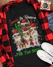 Cats Jesus Is Reason For The Season Classic T-Shirt apparel-classic-tshirt-lifestyle-front-163