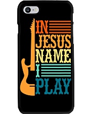 In Jesus Name I Play Guitar Christian Phone Case tile