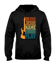 In Jesus Name I Play Guitar Christian Hooded Sweatshirt tile